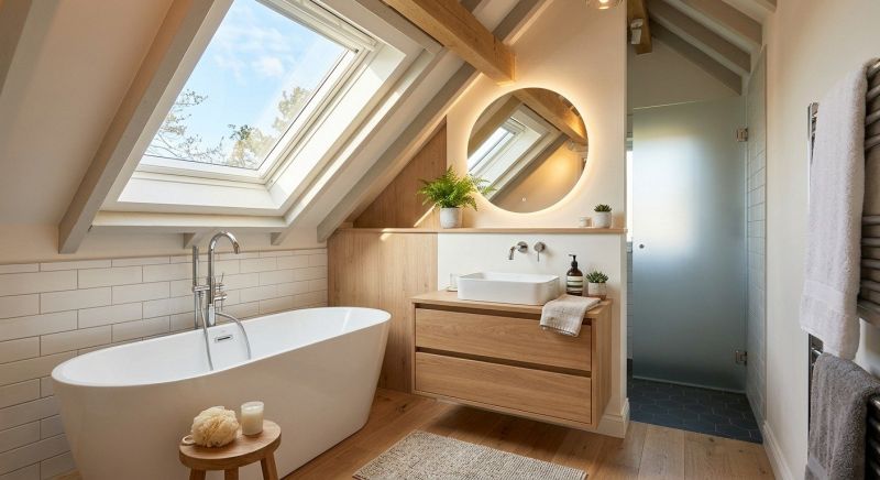 Attic Bathroom Remodeling in Belfast, ME