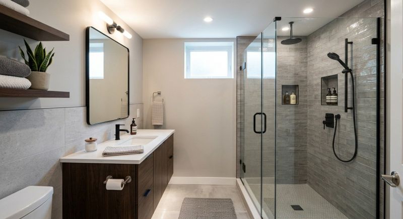 Basement Bathroom Remodeling in Belfast, ME