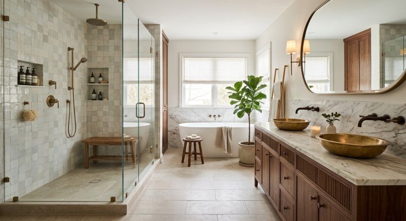 Luxury Bathroom Installation in Belfast, ME