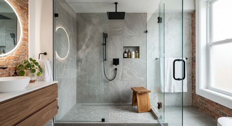 Shower Renovation in Blue Hill, ME